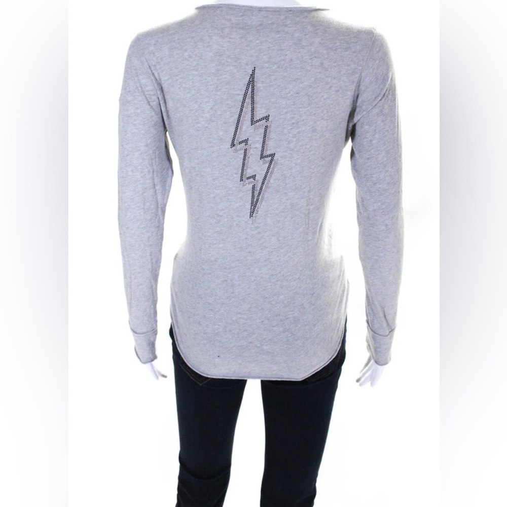 Zadig and Voltaire classic long sleeve tee sz S